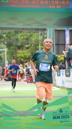 Race photo from Mangkunegaran Run 2025