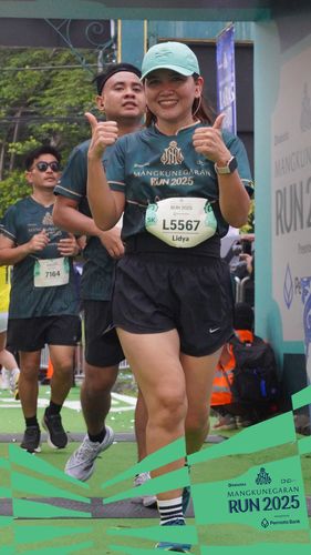 Race photo from Mangkunegaran Run 2025