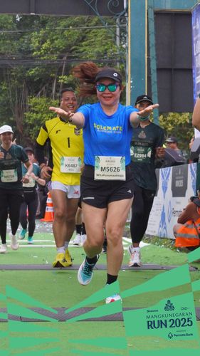 Race photo from Mangkunegaran Run 2025