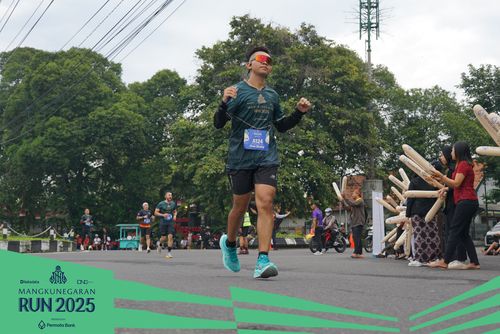 Race photo from Mangkunegaran Run 2025