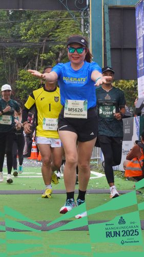 Race photo from Mangkunegaran Run 2025