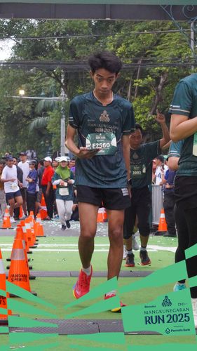Race photo from Mangkunegaran Run 2025