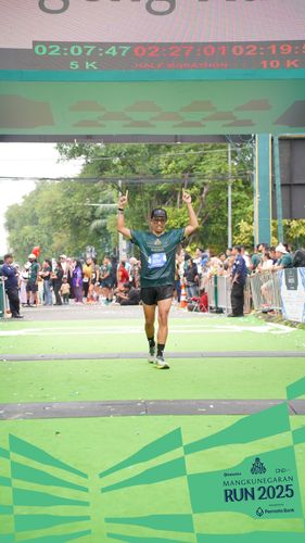 Race photo from Mangkunegaran Run 2025