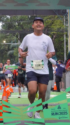 Race photo from Mangkunegaran Run 2025