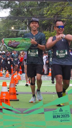 Race photo from Mangkunegaran Run 2025