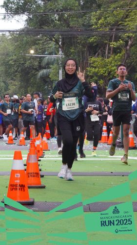 Race photo from Mangkunegaran Run 2025
