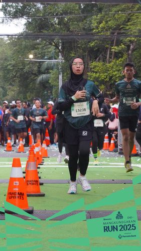 Race photo from Mangkunegaran Run 2025