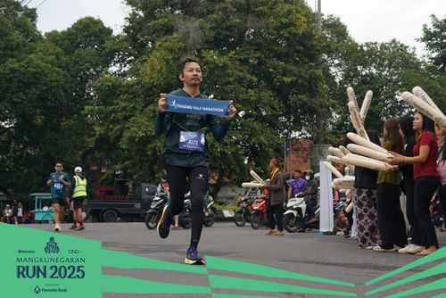 Race photo from Mangkunegaran Run 2025