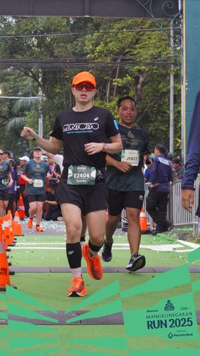 Race photo from Mangkunegaran Run 2025