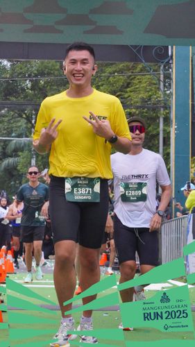 Race photo from Mangkunegaran Run 2025