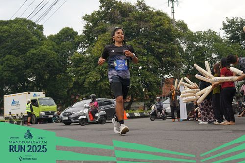 Race photo from Mangkunegaran Run 2025