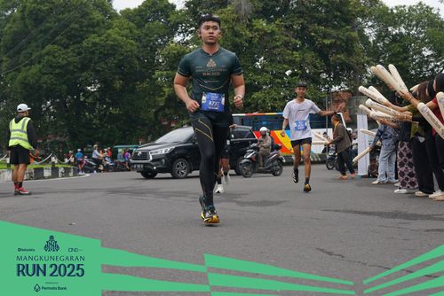 Race photo from Mangkunegaran Run 2025