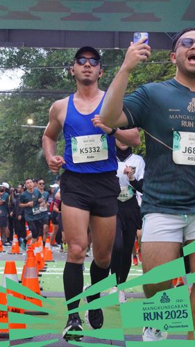 Race photo from Mangkunegaran Run 2025
