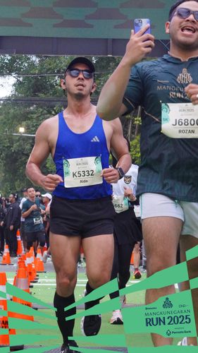 Race photo from Mangkunegaran Run 2025