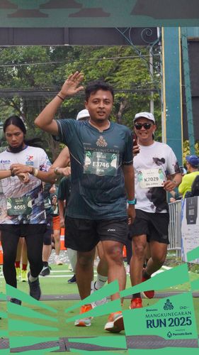 Race photo from Mangkunegaran Run 2025