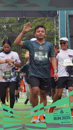 Race photo from Mangkunegaran Run 2025