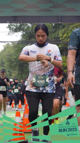 Race photo from Mangkunegaran Run 2025