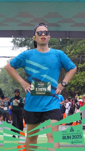 Race photo from Mangkunegaran Run 2025