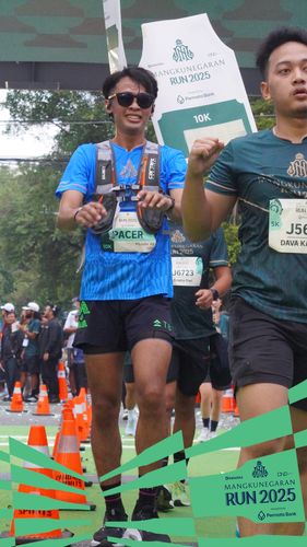 Race photo from Mangkunegaran Run 2025