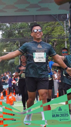 Race photo from Mangkunegaran Run 2025