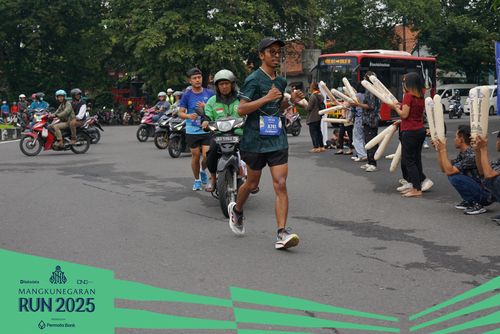 Race photo from Mangkunegaran Run 2025