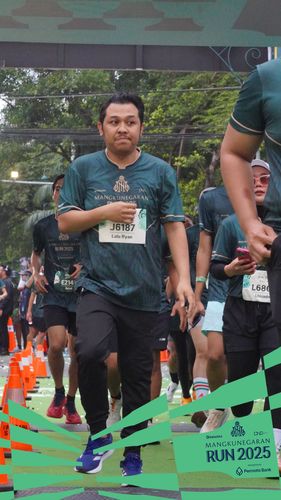 Race photo from Mangkunegaran Run 2025