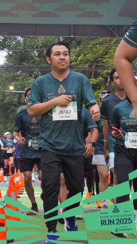Race photo from Mangkunegaran Run 2025