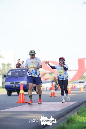 Race photo from Taman Budaya x BOGORUN 2025