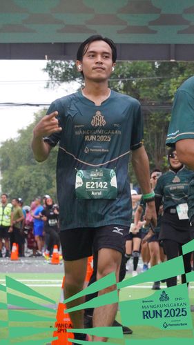 Race photo from Mangkunegaran Run 2025
