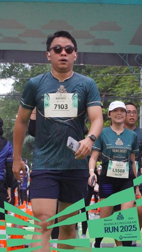 Race photo from Mangkunegaran Run 2025