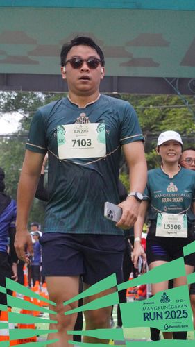 Race photo from Mangkunegaran Run 2025