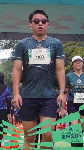 Race photo from Mangkunegaran Run 2025