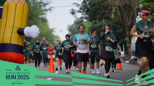 Race photo from Mangkunegaran Run 2025