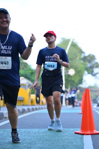 Race photo from KEMLU RUN 2025