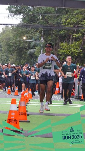 Race photo from Mangkunegaran Run 2025