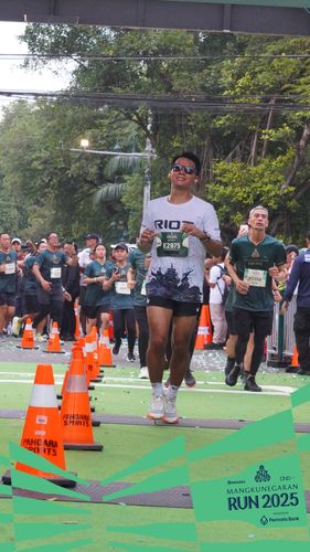 Race photo from Mangkunegaran Run 2025