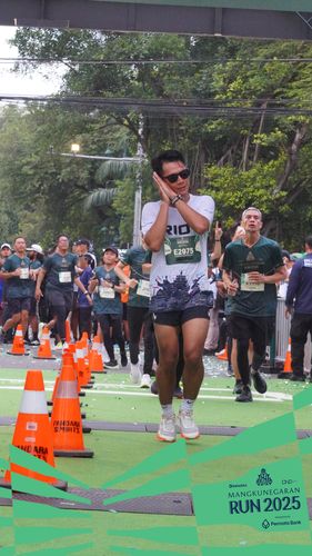 Race photo from Mangkunegaran Run 2025
