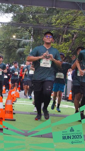 Race photo from Mangkunegaran Run 2025