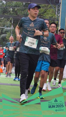 Race photo from Mangkunegaran Run 2025