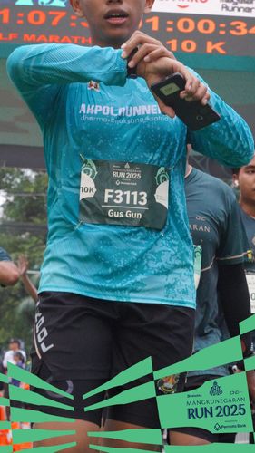 Race photo from Mangkunegaran Run 2025