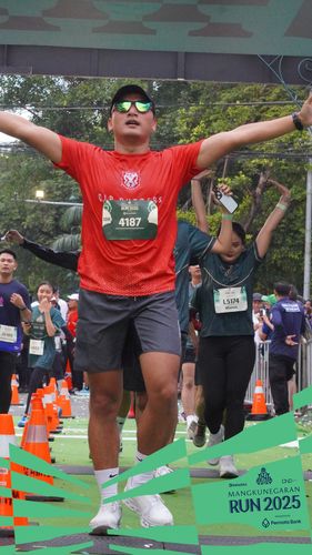 Race photo from Mangkunegaran Run 2025