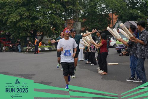 Race photo from Mangkunegaran Run 2025