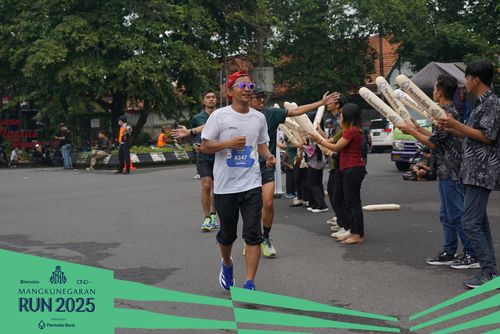 Race photo from Mangkunegaran Run 2025