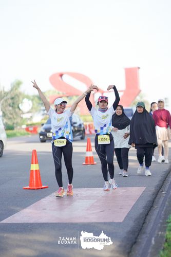 Race photo from Taman Budaya x BOGORUN 2025