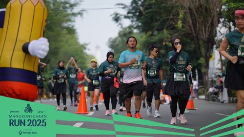 Race photo from Mangkunegaran Run 2025
