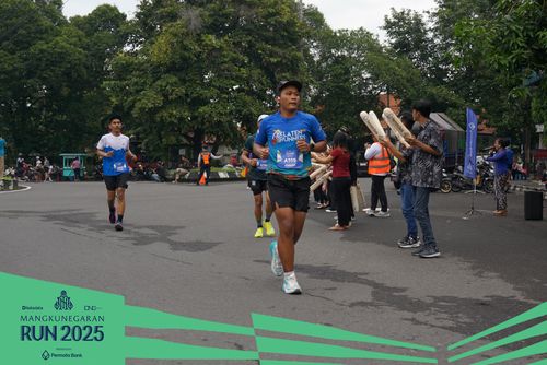 Race photo from Mangkunegaran Run 2025