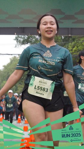 Race photo from Mangkunegaran Run 2025
