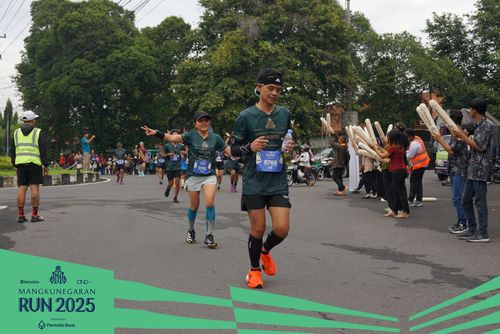 Race photo from Mangkunegaran Run 2025