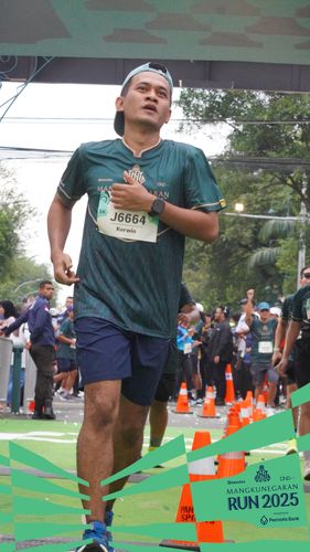 Race photo from Mangkunegaran Run 2025