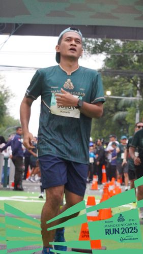 Race photo from Mangkunegaran Run 2025